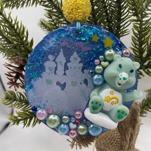 Handmade Care Bear Christmas Ornaments Featuring Care Bears Happy